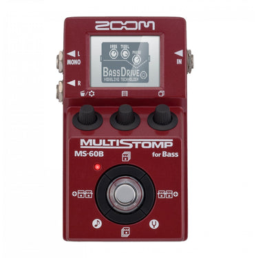 Pedal Zoom Multistomp Para Bajo, Ms-60b